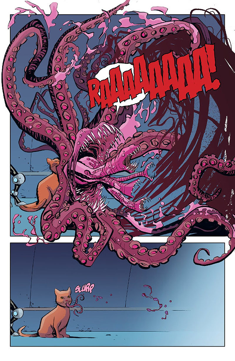 Illustration for article titled ¿Por qué Nick Furia perdió su ojo? Una escena de Captain Marvel sugiere que la culpa es del gato de Carol Danvers